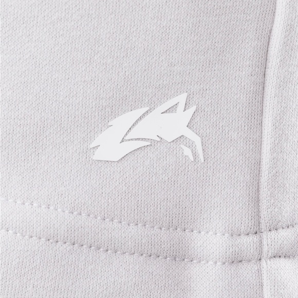 NWT ALPHALETE Women’s Athletics Fleece Sweat Short White Smoke Size SMALL - Picture 7 of 9